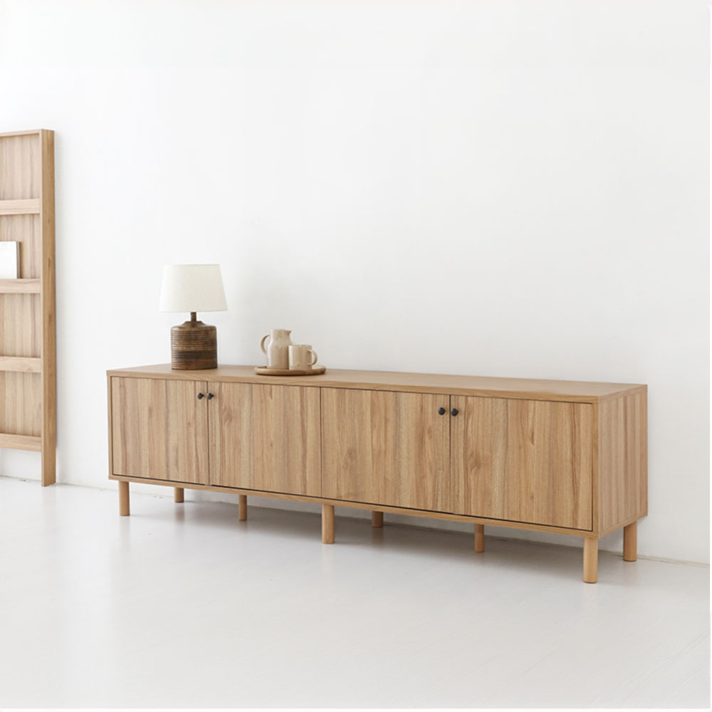 폴라보 TV거실장 도어형 TBM54190T 1900x415x540mm, 캄포어베니어 0735.7740