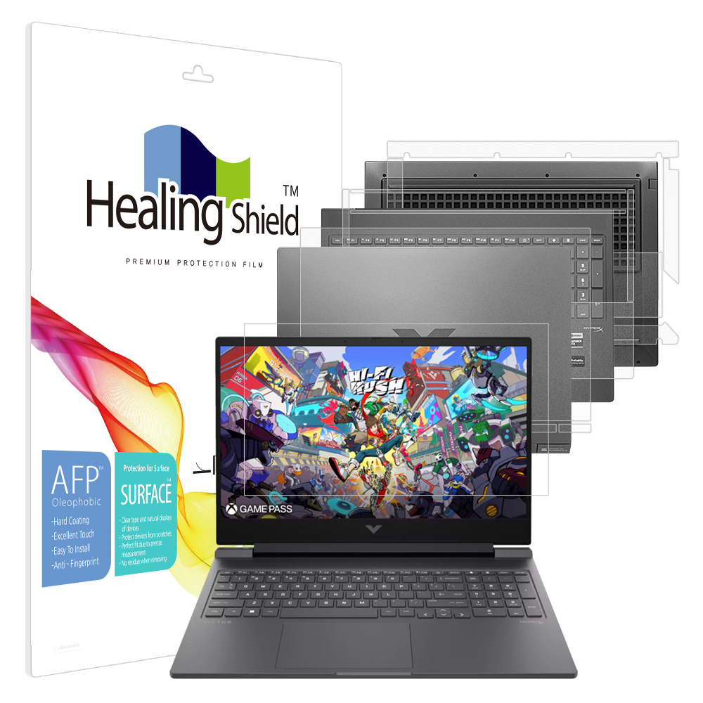 HP VICTUS 16 2024 올레포빅 액정보호필름1매 외부3종 - 메인 이미지