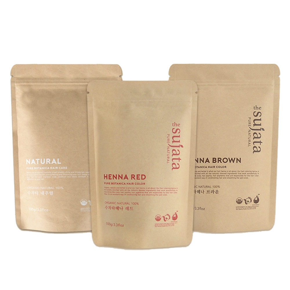 새치 헤나 염색약 유기농 비건 천연 염색약 가루 1개