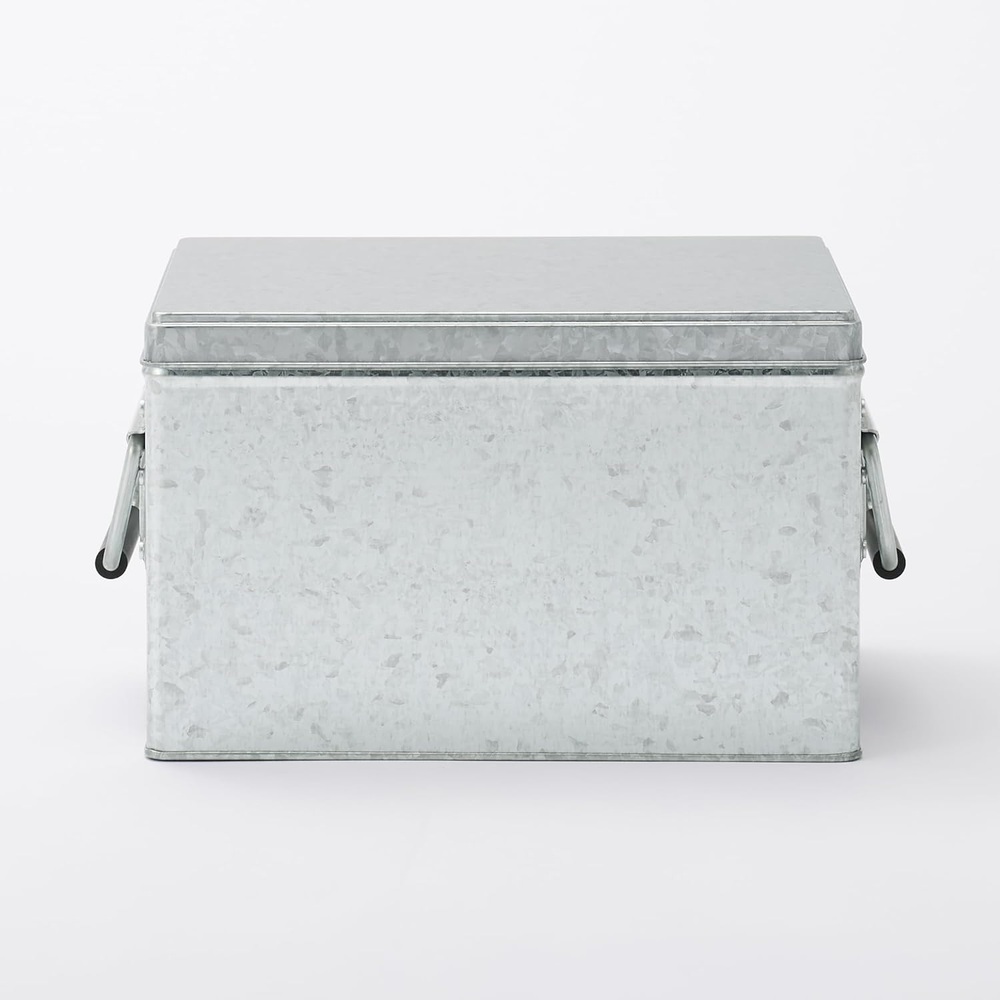 무인양품 MUJI 토탄 함석 상자 대 높이 16cm 타입 (소형) 높이 16cm - 상세 이미지 3