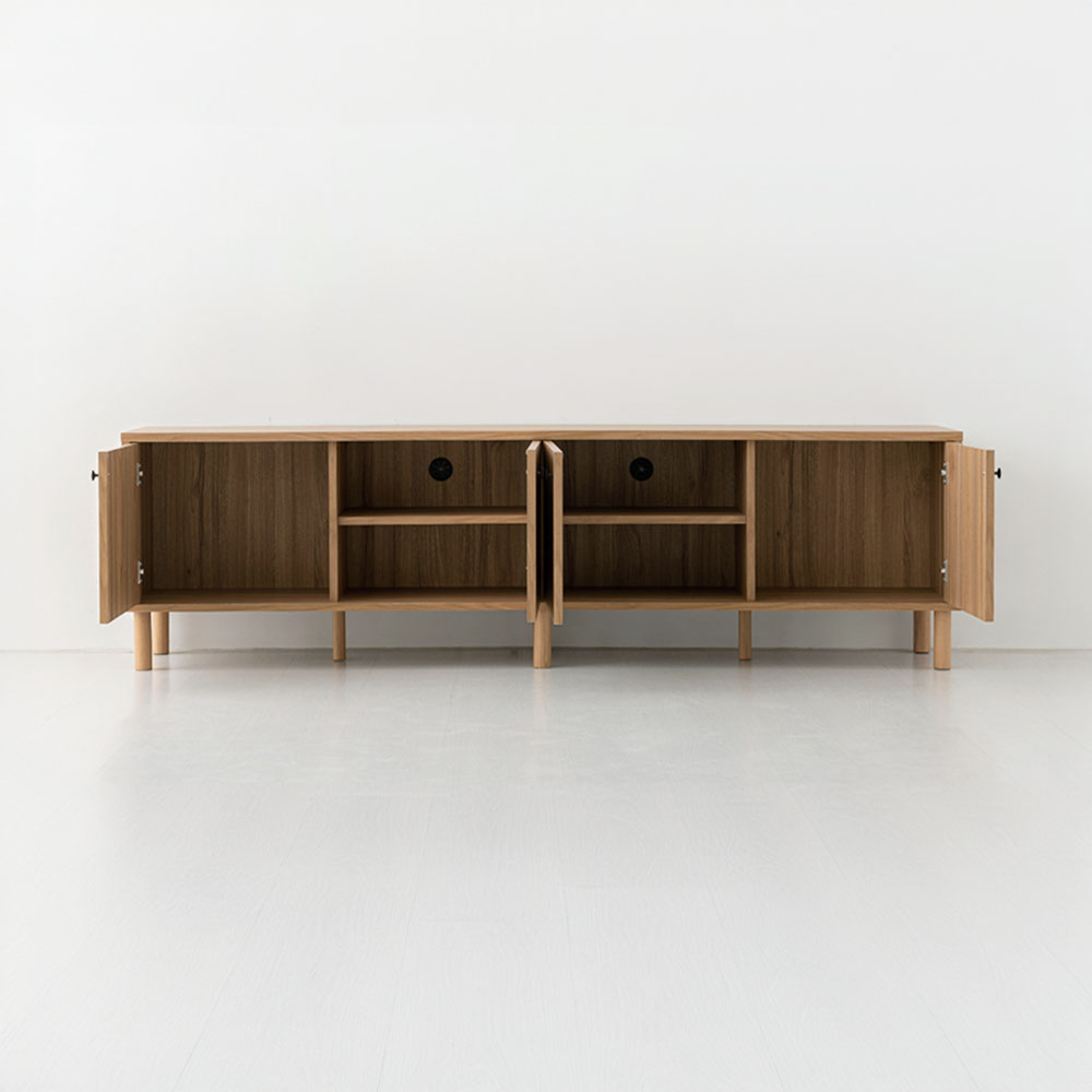 폴라보 TV거실장 도어형 TBM54190T 1900x415x540mm, 캄포어베니어 0735.7740