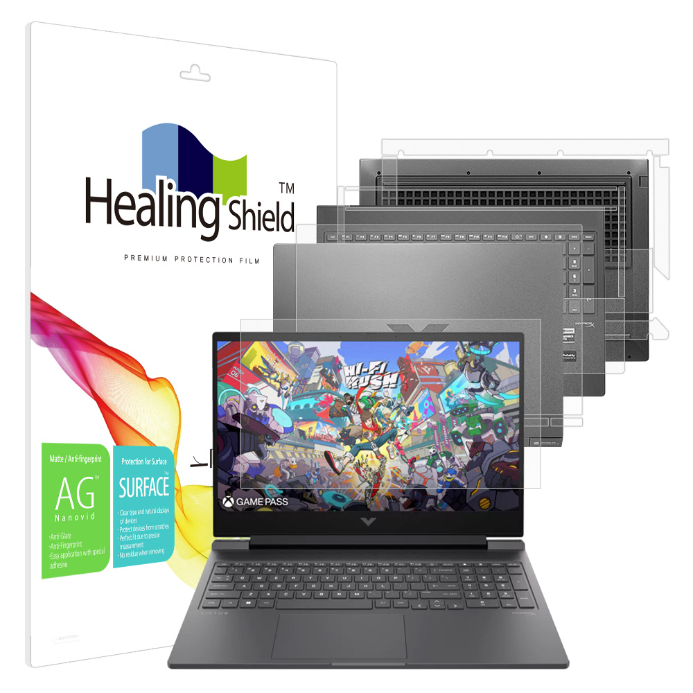 HP VICTUS 16 2024 저반사 액정보호필름1매 외부3종 - 상품 이미지