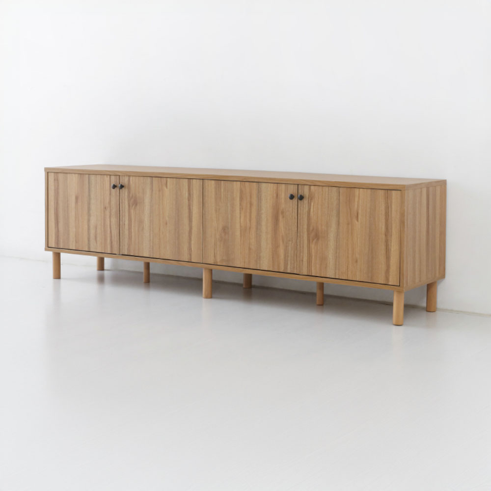 폴라보 TV거실장 도어형 TBM54190T 1900x415x540mm, 캄포어베니어 0735.7740