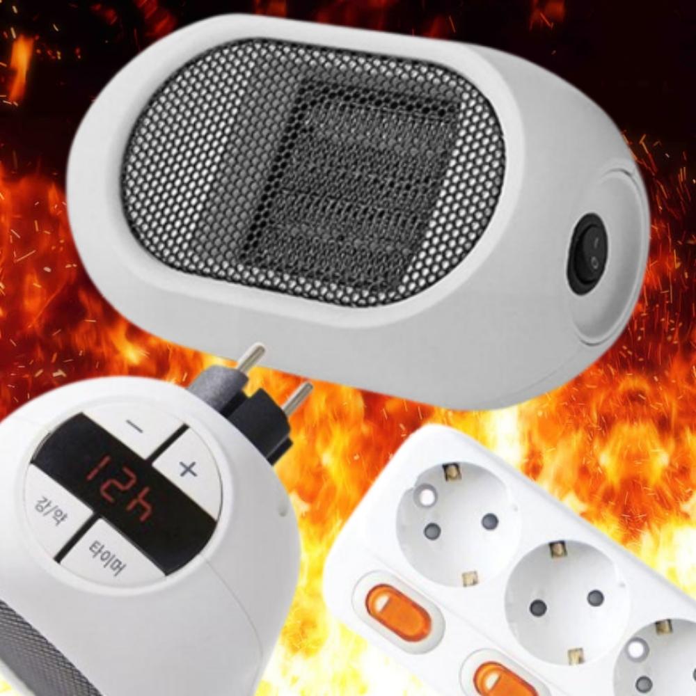 콘센트온풍기 휴대용난방기 미니히터기 소형온풍기