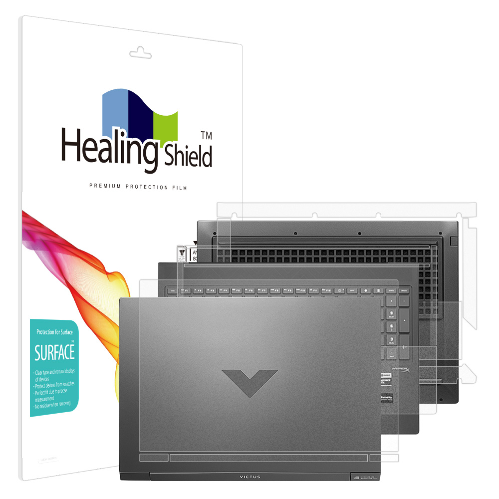 HP VICTUS 16 2024 무광 외부보호필름 3종세트 - 메인 이미지
