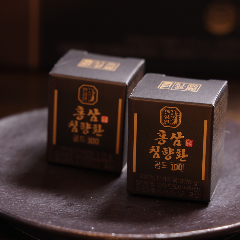 [농협홍삼 한삼인] 대용량 침향 홍삼진 침향환골드 +쇼핑백 100환, 1개 이미지 4