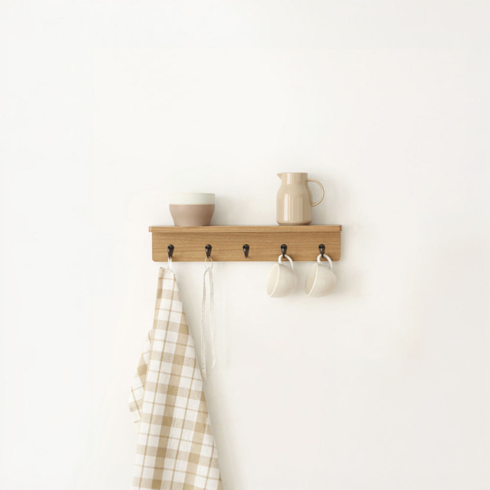 폴라보 벽선반 RKM1051 510x90x100mm, 1단, 캄포어베니어 5562.2426 - 상세 이미지 5