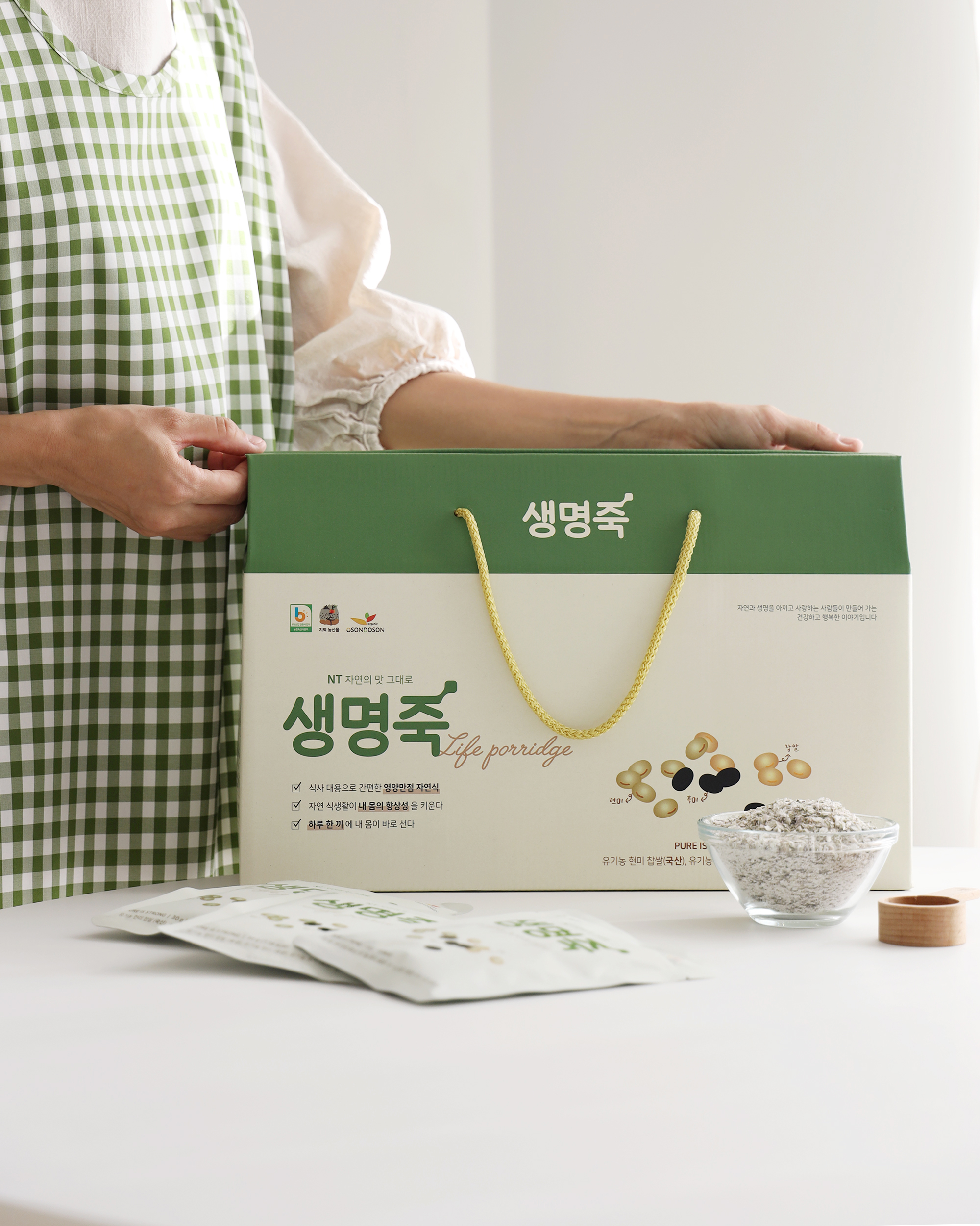 NT 생명죽 영양죽 아침 식사 대용 100% 국산 원료 간편식 30g, 30개 - 상세 이미지 3