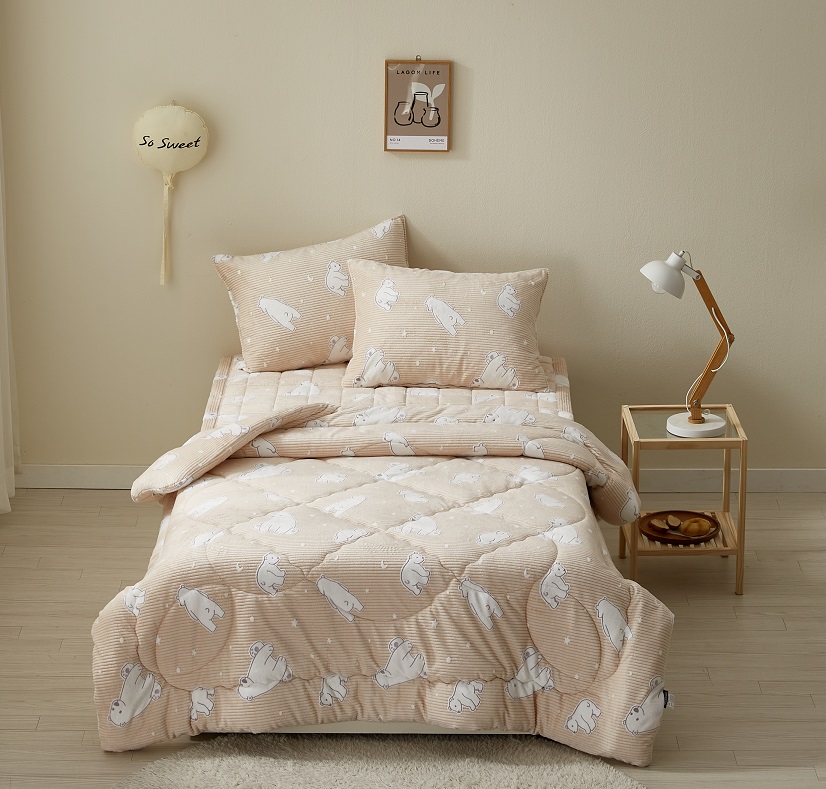 극세사 이불 세트 겨울 어린이 침구 밍크