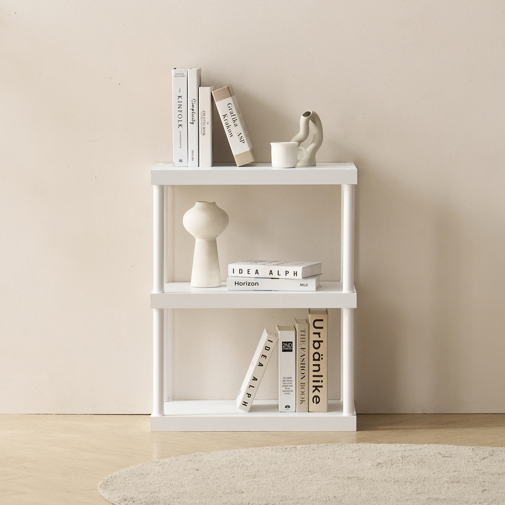 보네드 미니 원룸 학생 틈새 슬림 파티션 진열장 거실 서재 소형 2단 스틸 선반