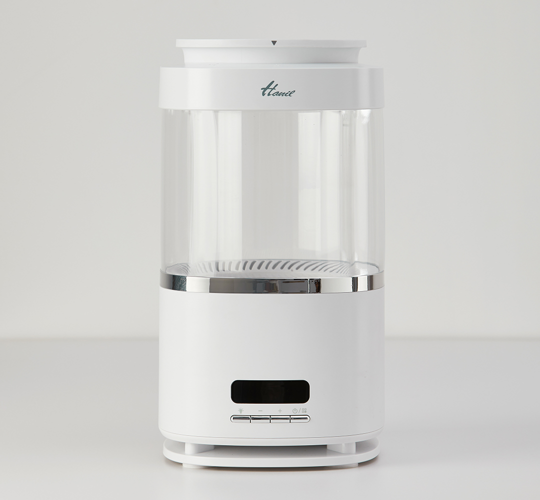 25년형 신제품 한일 2세대 물멍 원룸 안방 무드등 유리 아기 신생아 리모컨 가열식 가습기