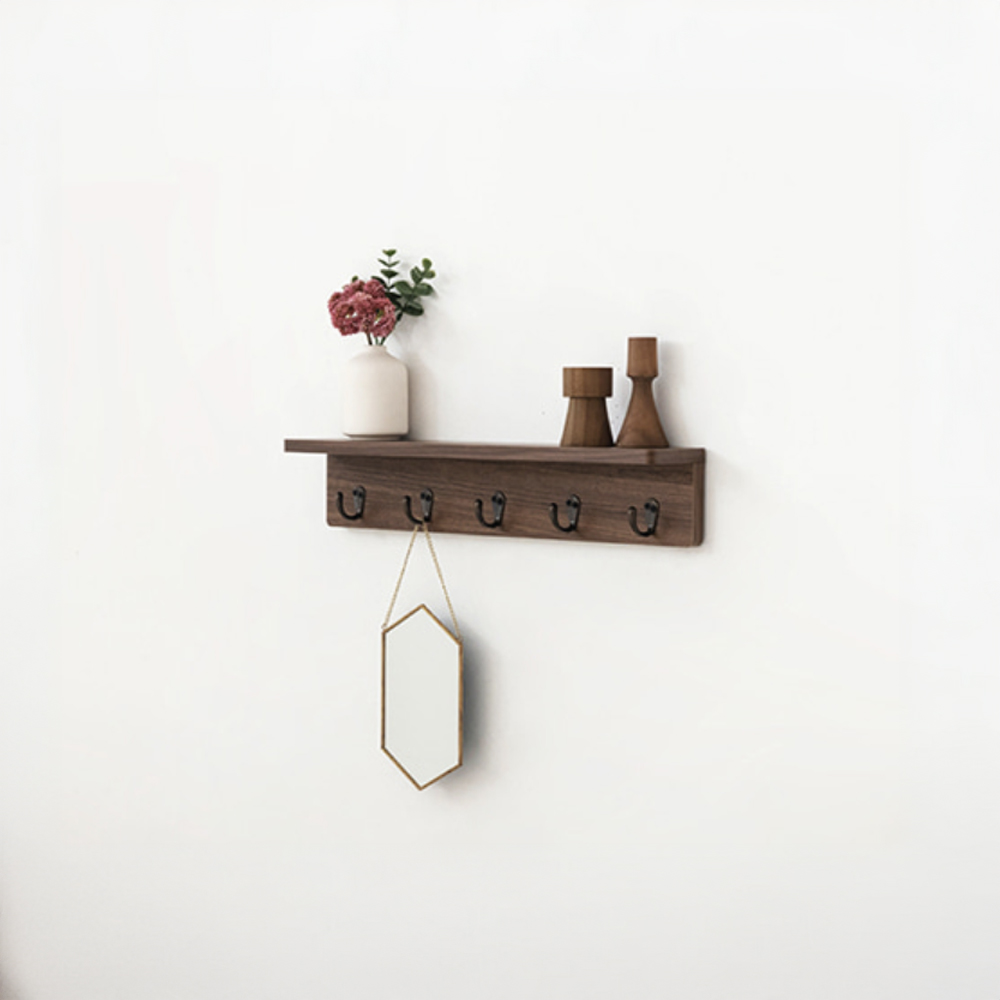 폴라보 벽선반 RKM1051 510x90x100mm, 1단, 미들브라운 7534.6500 - 상세 이미지 5