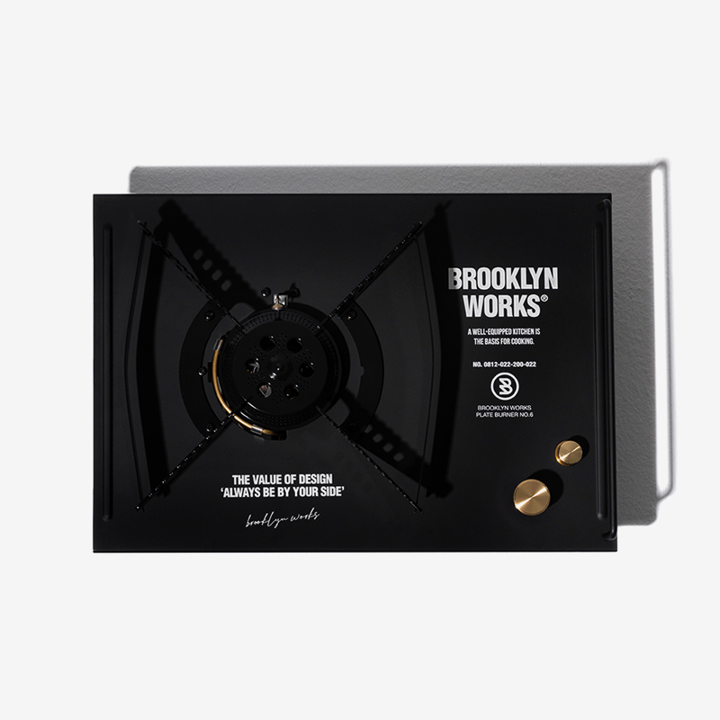 브루클린웍스 플레이트 버너 IGT 호환 캠핑 원버너 스토브 그리들 이소가스