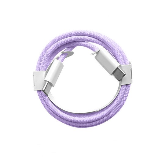 1+1 CtoC 60W C타입 케이블 1M USB-C 파스텔 컬러 고속충전 아이폰16 - 상세 이미지 5