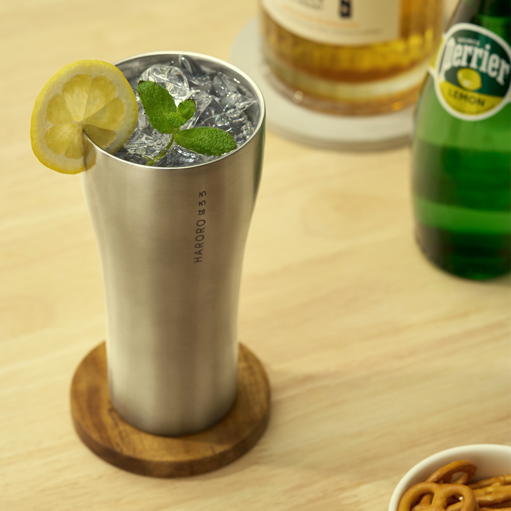 하로로 스텐 304 더블 드래프트컵 430ml 맥주 커피 홈카페 - 상세 이미지 2