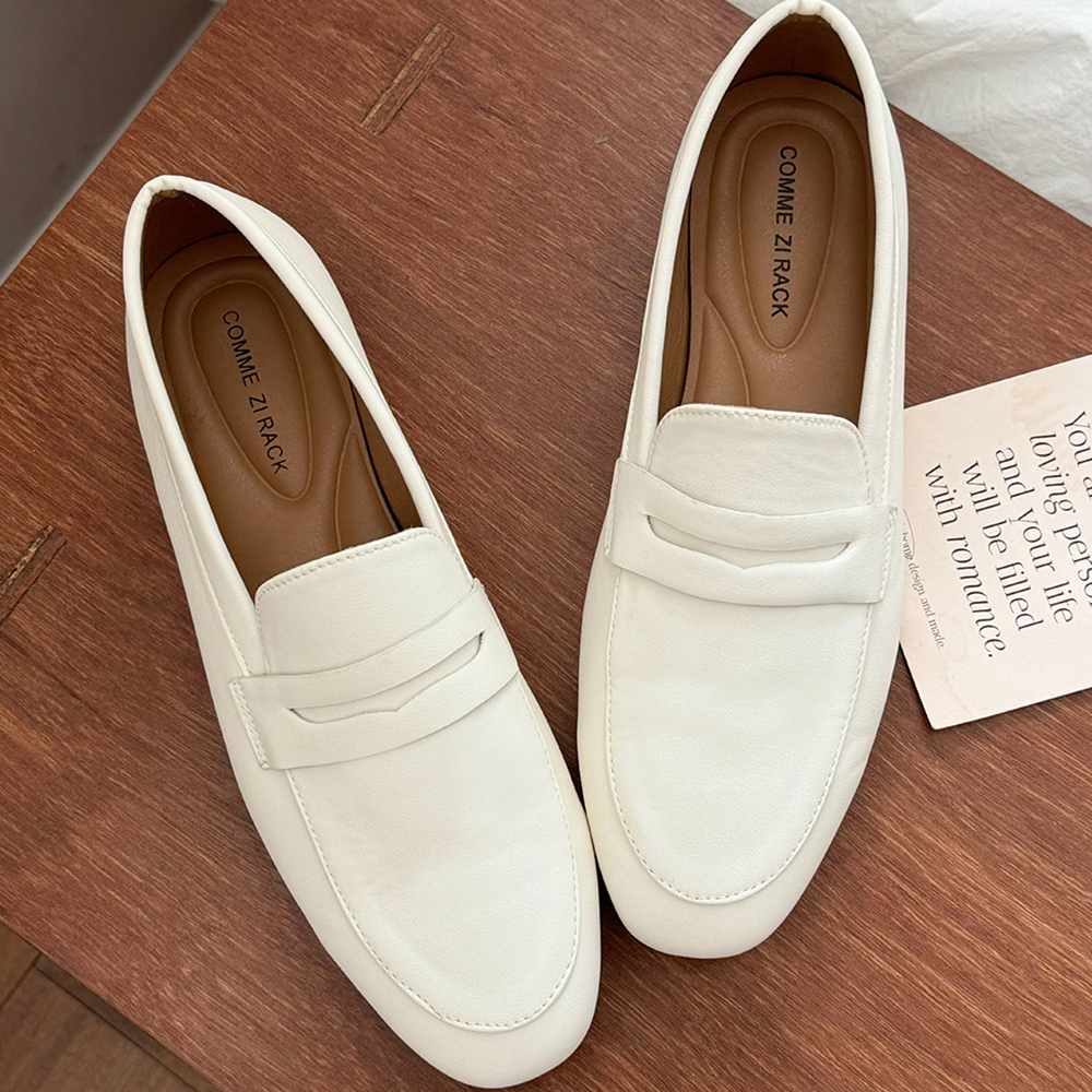 여성 드라이빙슈즈 발편한 페니 빅사이즈 발볼넓은 면접 단화 로퍼