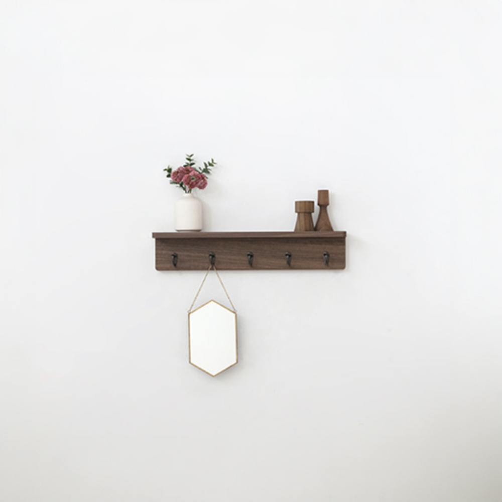 폴라보 벽선반 RKM1051 510x90x100mm, 1단, 미들브라운 7534.6500 이미지 6