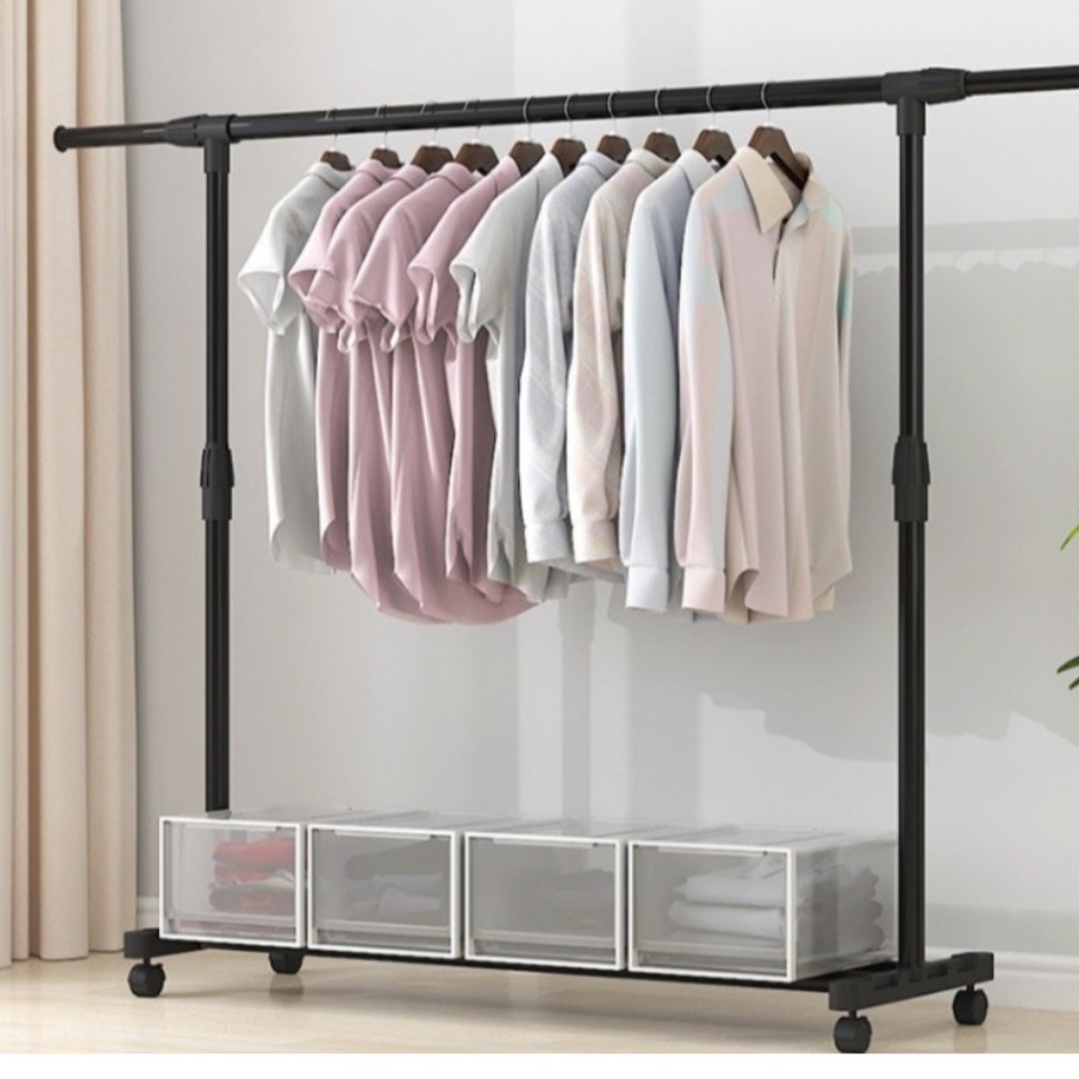 낮은 행거 의류 매장 트롤리 이동식 미니 행거 매장용 행거