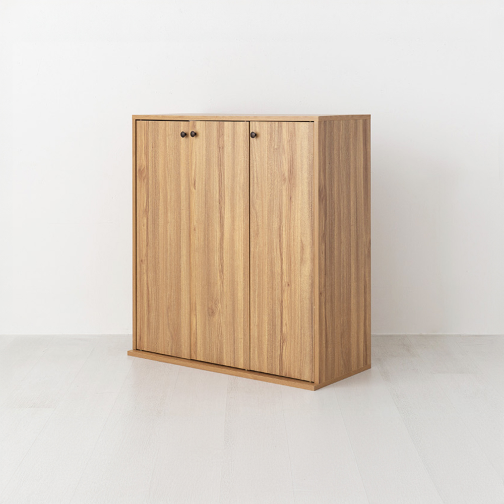 폴라보 3문 수납장 BSM9790 900x400x980mm, 1단, 캄포어베니어 2761.1267 - 상세 이미지 2