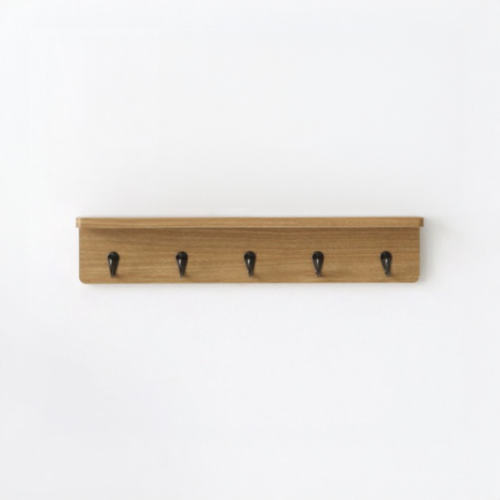 폴라보 벽선반 RKM1051 510x90x100mm, 1단, 캄포어베니어 5562.2426 - 상품 이미지