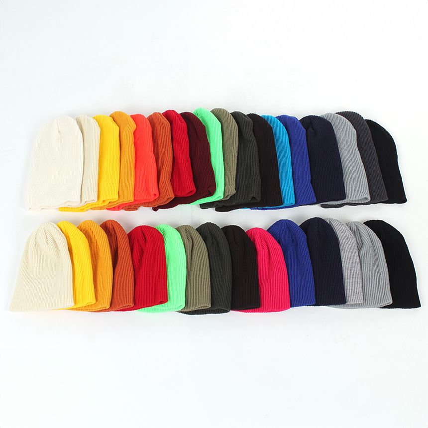 남녀공용 골지 비니 롱 숏 (15color) : 헤헤햇