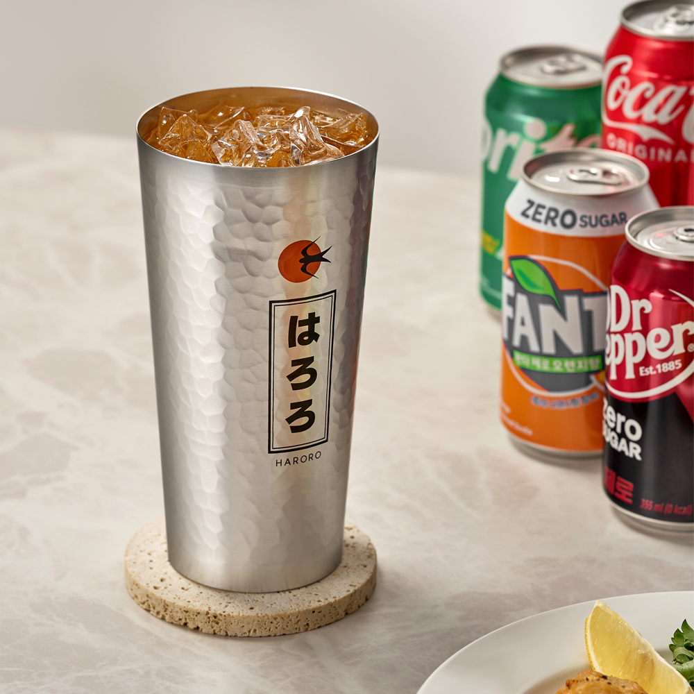 하로로 알루 사와 컵 2종 택1 450ml 하이볼 위스키 맥주 탄산 - 상세 이미지 5