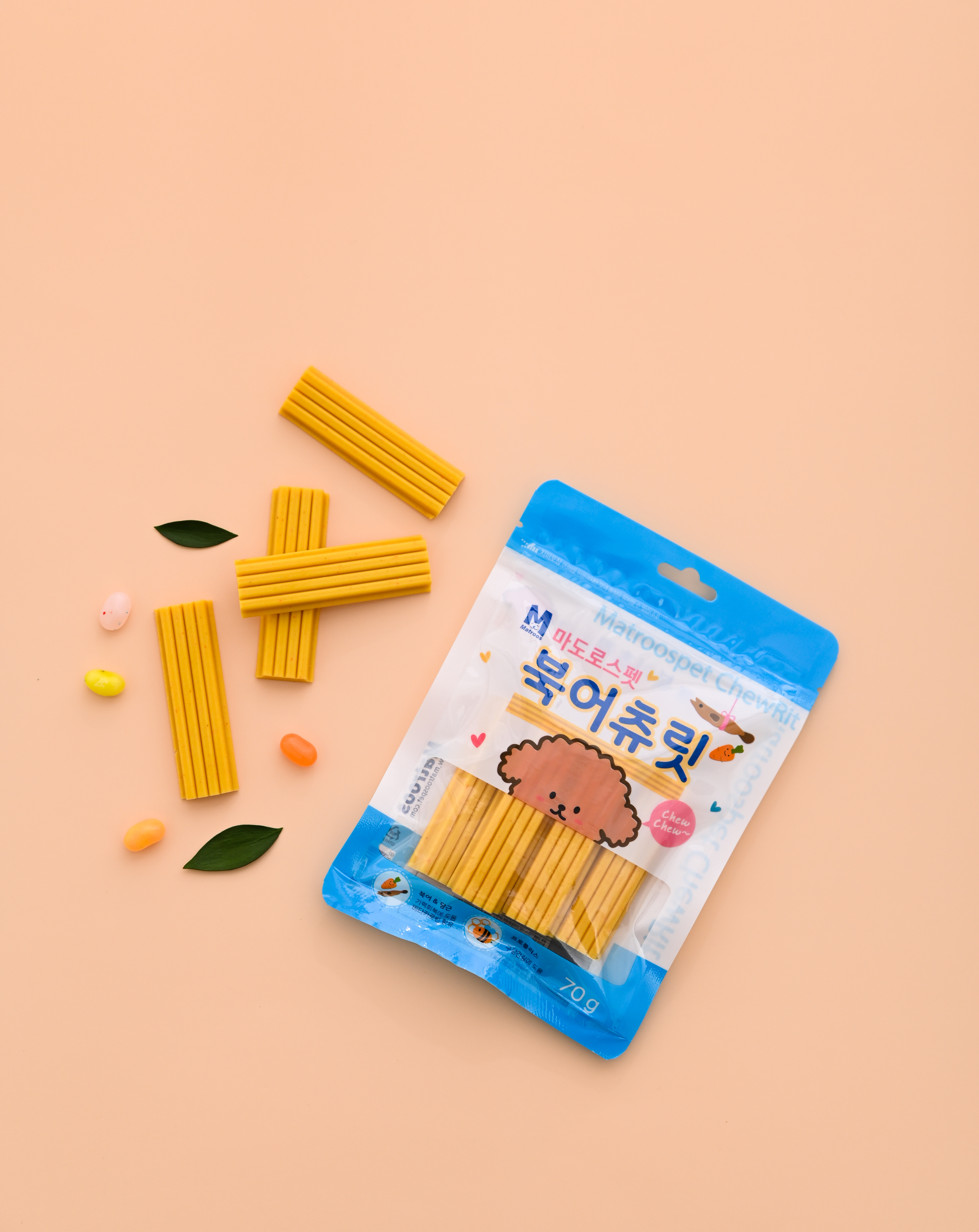 마도로스펫 북어츄릿 강아지덴탈껌 70g, 10개 이미지 3