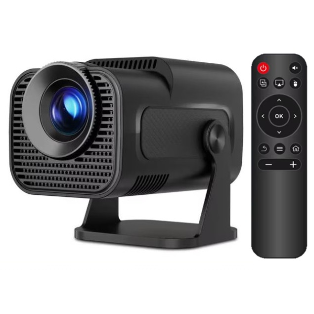 스마트 휴대용 빔 프로젝터 HY320 미니 4K지원 180도 회전형 대형스크린 OTT탑재