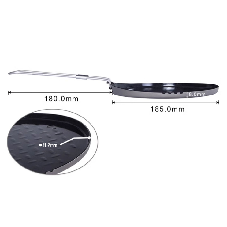 티타늄 후라이팬 구이용 캠핑 백패킹 프라이팬 벨락팬 백마팬