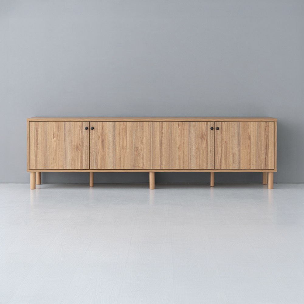 폴라보 TV거실장 도어형 TBM54190T 1900x415x540mm, 캄포어베니어 0735.7740