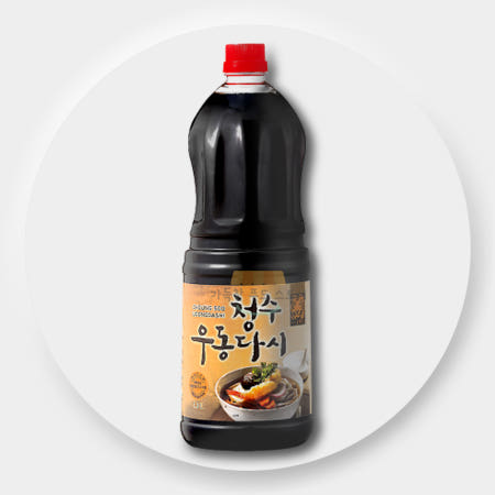 청수 우동다시 1.8L 18배 농축 우동 국물내기 육수 액상 장국