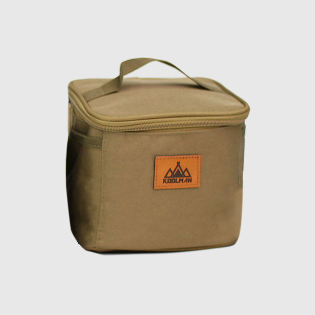 KOOLMAN 쿨맨 캠핑 양념통 가방 소스통 식기 수납 정리 골든브라운