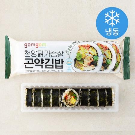 곰곰 청양닭가슴살 곤약김밥 (냉동) 220g 1개 : 마켓엠에스