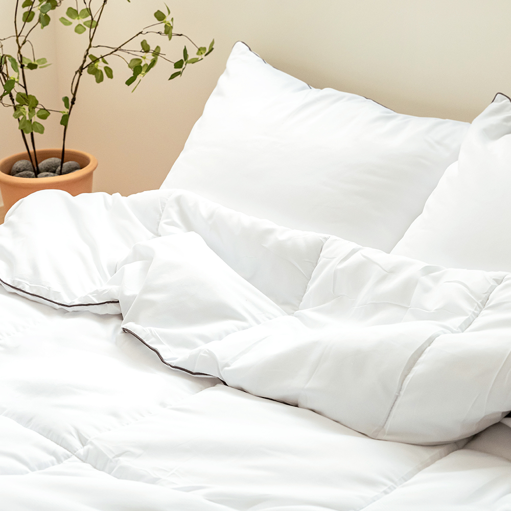 [네이버 단독] 나드 릴랙사 딥 슬립 베개+이불 세트 슈퍼싱글 화이트