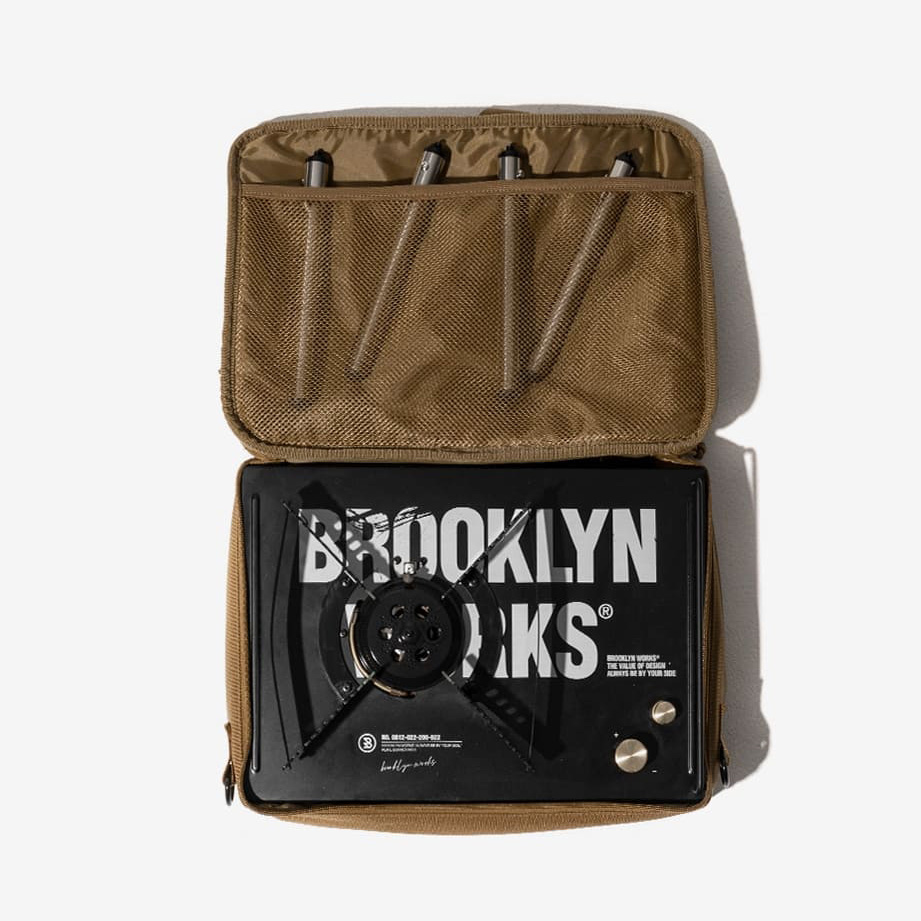 브루클린웍스 플레이트 백 캠핑 버너 수납 가방 노트북 12인치 데일리