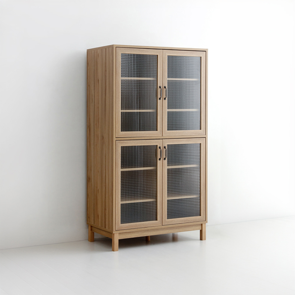 폴라보 선반수납장 4문 CHM180100CG 1000x520x1800mm, 2단, 캄포어베니어 0274.0282 - 상세 이미지 4