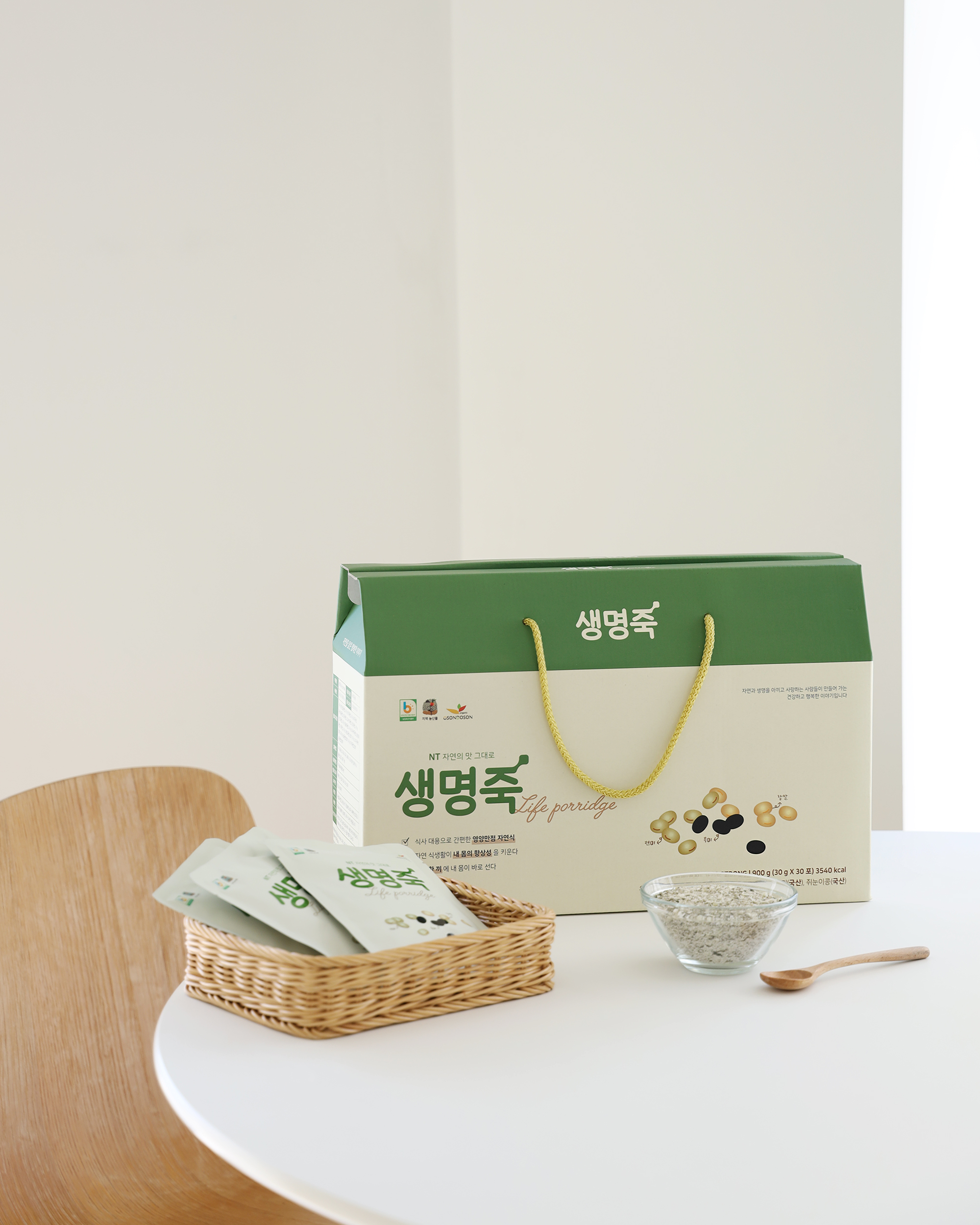 NT 생명죽 영양죽 아침 식사 대용 100% 국산 원료 간편식 30g, 30개 - 상세 이미지 2
