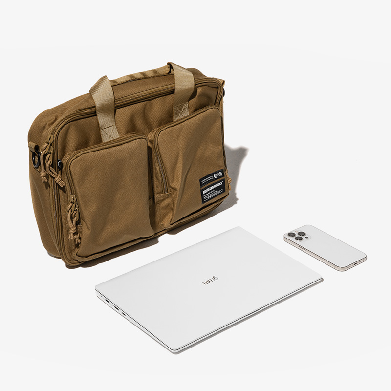 브루클린웍스 플레이트 백 캠핑 버너 수납 가방 노트북 12인치 데일리