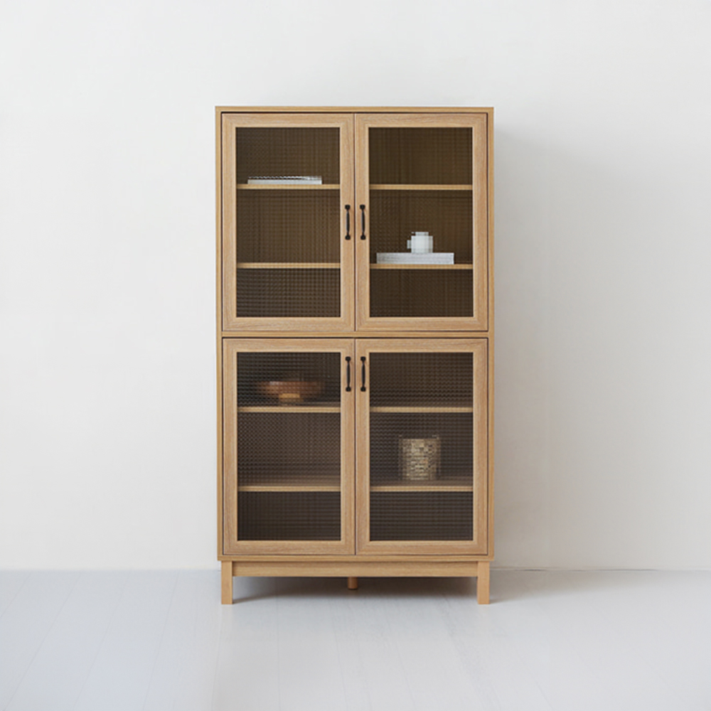 폴라보 선반수납장 4문 CHM180100CG 1000x520x1800mm, 2단, 캄포어베니어 0274.0282 - 상세 이미지 3