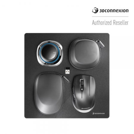 설계용마우스 캐드마우스 CAD 그래픽 전문가용 세트 SpaceMouse Wireless Kit 2 (3DX-700136)