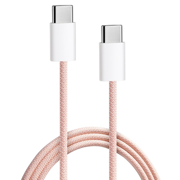 60W USB-C CtoC 충전 케이블 1M 선 PD충전 데이터전송 코랄 아이폰16 - 상세 이미지 2
