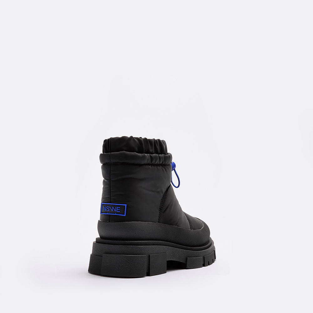 느쉐 무두스 방한화 양털 패딩 숏 부츠 5.5cm-NSW602BK - 상세 이미지 4