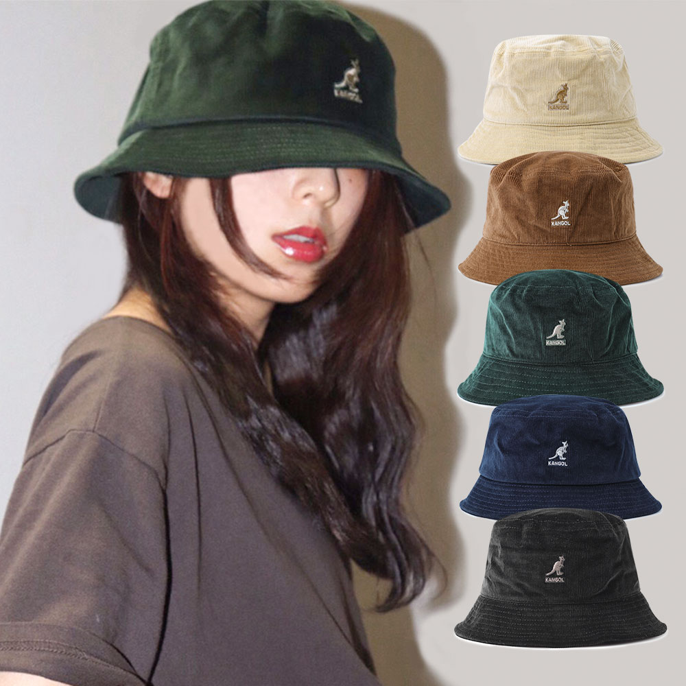 캉골 코듀로이 남자 여자 사파리 버킷햇 벙거지 모자