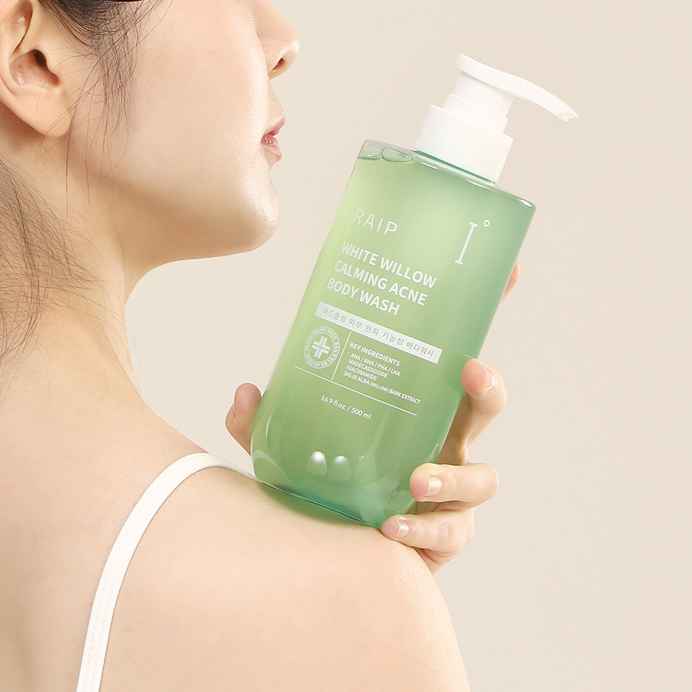 라입 흰버드나무 진정 등드름 바디워시 500ml 가드름 여드름 기능성 체취제거 - 상세 이미지 5
