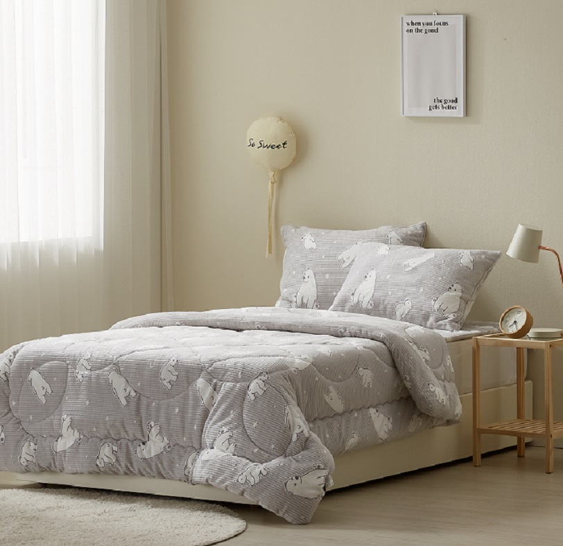 극세사 이불 세트 겨울 어린이 침구 밍크