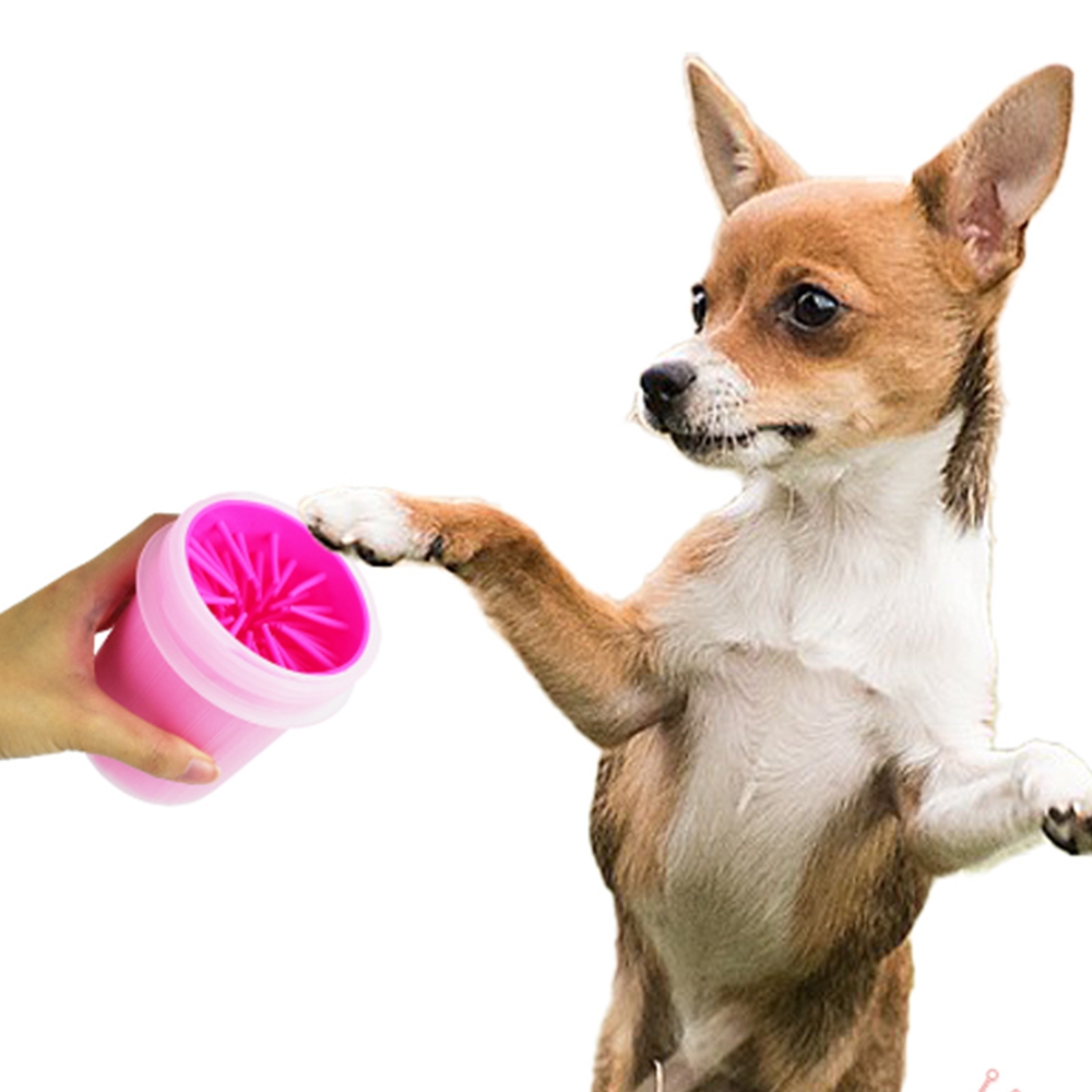 산책후 강아지발세척기 애견 발세척 풋클리너 컵