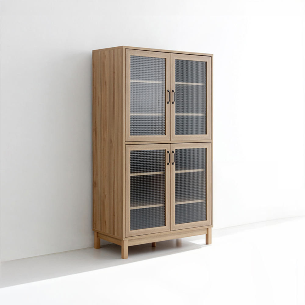 폴라보 선반수납장 4문 CHM180100CG 1000x520x1800mm, 2단, 캄포어베니어 0274.0282 이미지 8