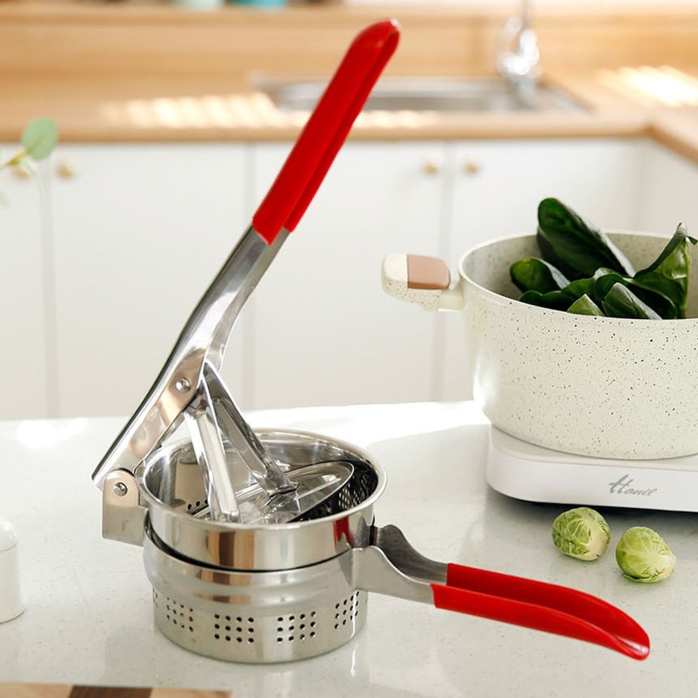 스텐 야채짤순이 채소탈수기 샐러드스피너 식품탈수기 야채물빼기 16cm