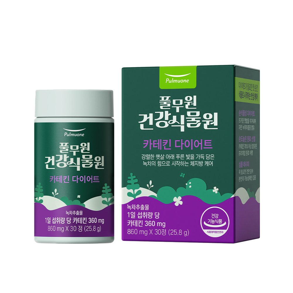 풀무원건강식물원 카테킨 다이어트 - 녹차추출물 체지방컷 트리플 기능성 30정, 1개