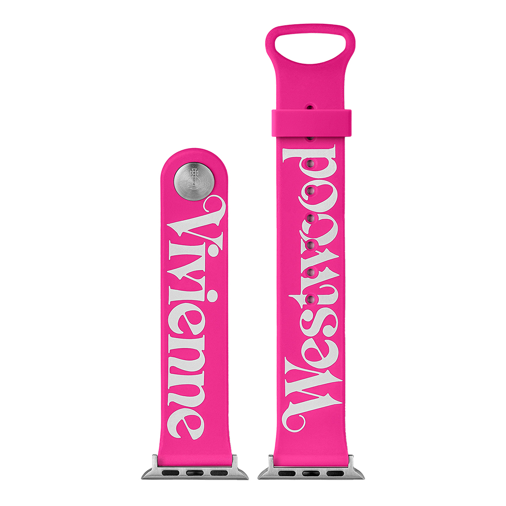 본사정품 비비안웨스트우드 실리콘 애플워치 스트랩 38/40/41mm VVS33PHPK 명품 스마트워치 - 메인 이미지